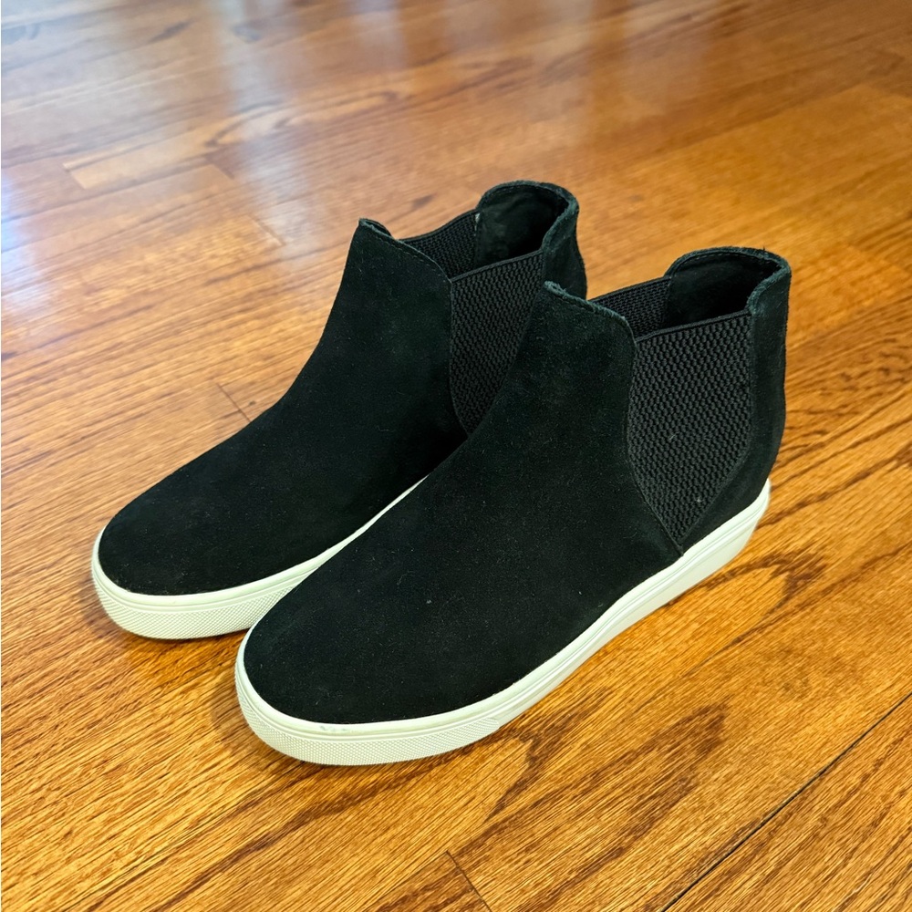 Steve Madden Black Suede Women's Sneakers
